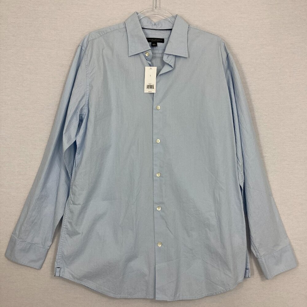 New Banana Republic Light Blue Classic Fit Men's Button Down Large Office